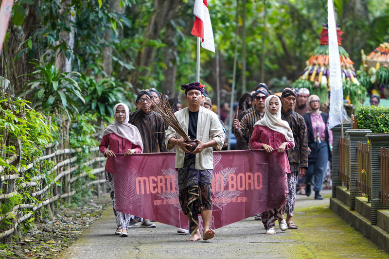 日惹雙年展位於Boro的開幕現場。（照片提供／日惹雙年展基金會）