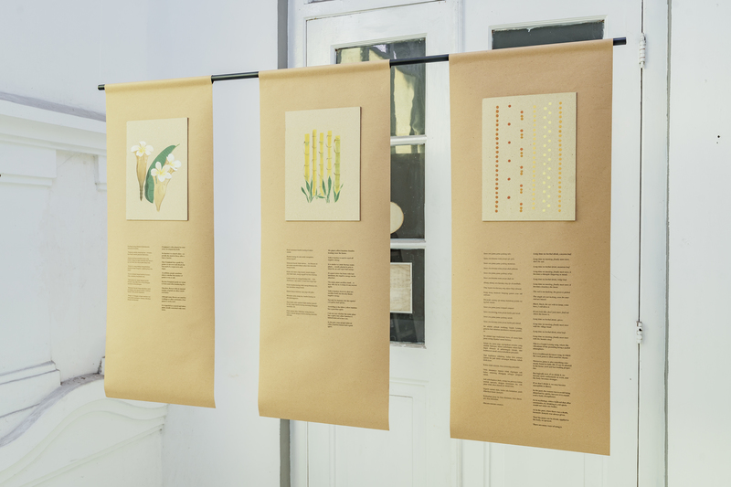 劉玗作品《出生、榮耀、豐盛、震動、散播、腐朽》。（攝影／Aralee Niken）