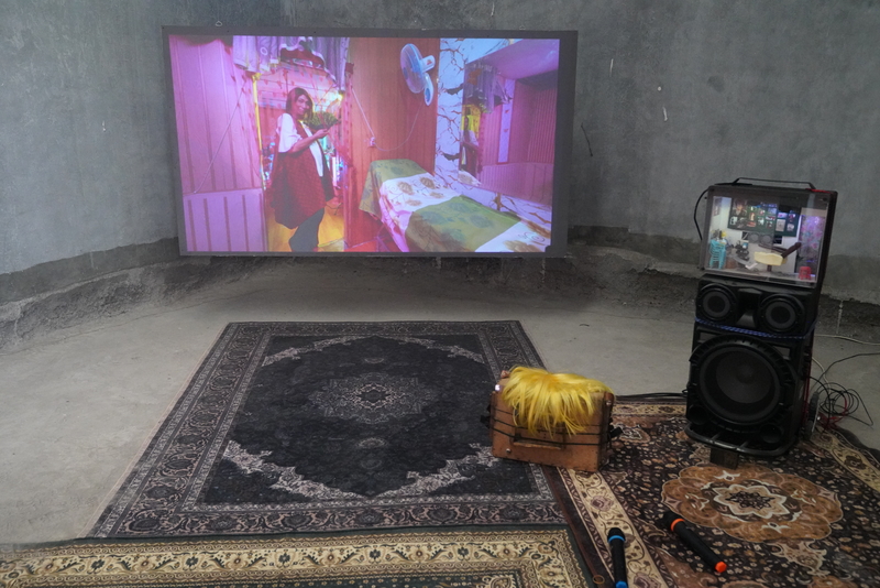 Posak 作品《Misafafahiyan - 來自遠方的朋友》。（照片提供／日惹雙年展基金會）