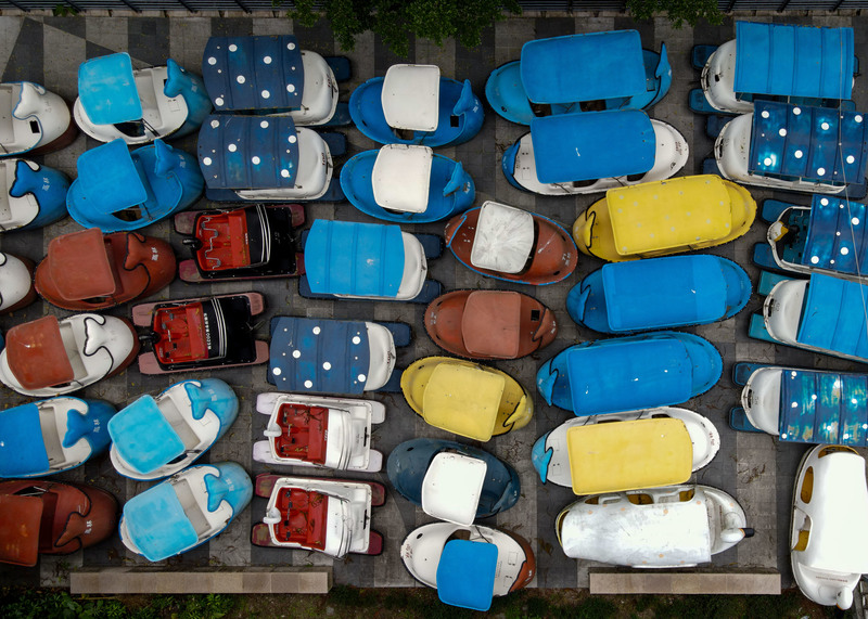 碧潭（颱風來臨前），新北市，2021。（攝影／葉陶軒）