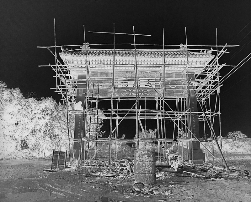 編號36，忠烈祠牌樓：興築中。（圖片提供／曹良賓）