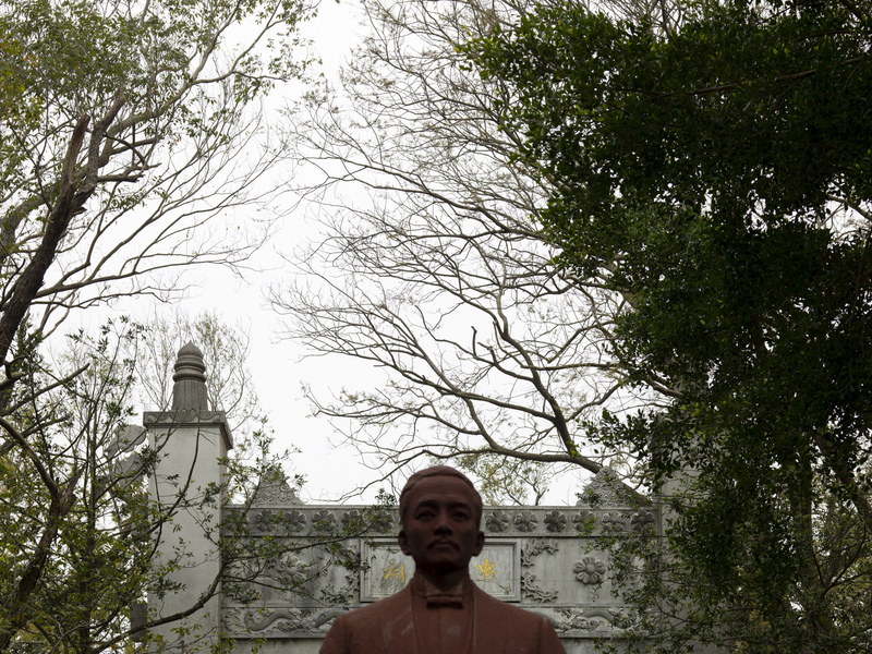 編號22，烈士銅像。（攝影／曹良賓）