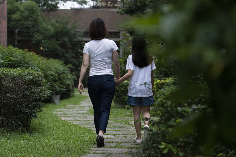 Vivian與脆瓜母女。（攝影／陳曉威）