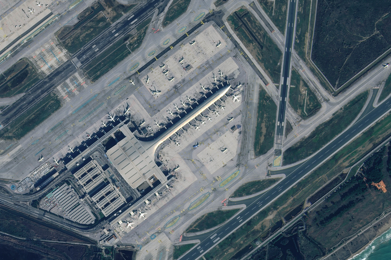 西班牙巴塞隆納機場。（圖片提供／國家太空中心）