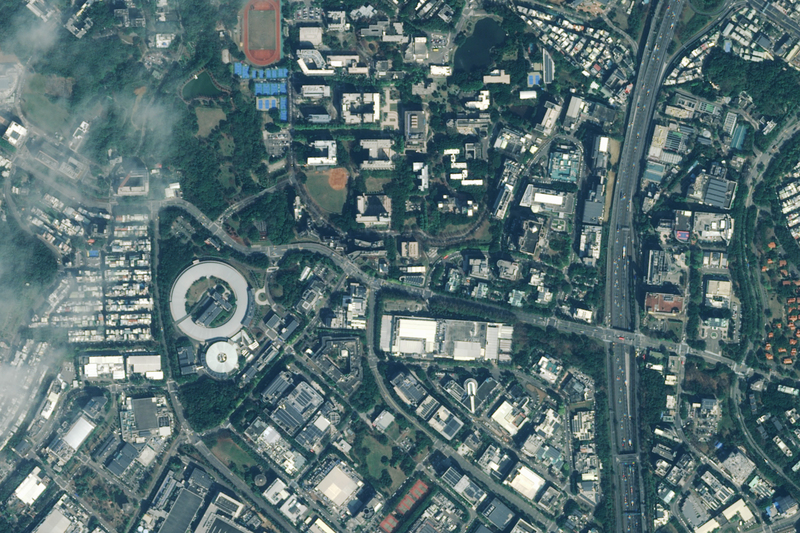 新竹科學園區。（圖片提供／國家太空中心）