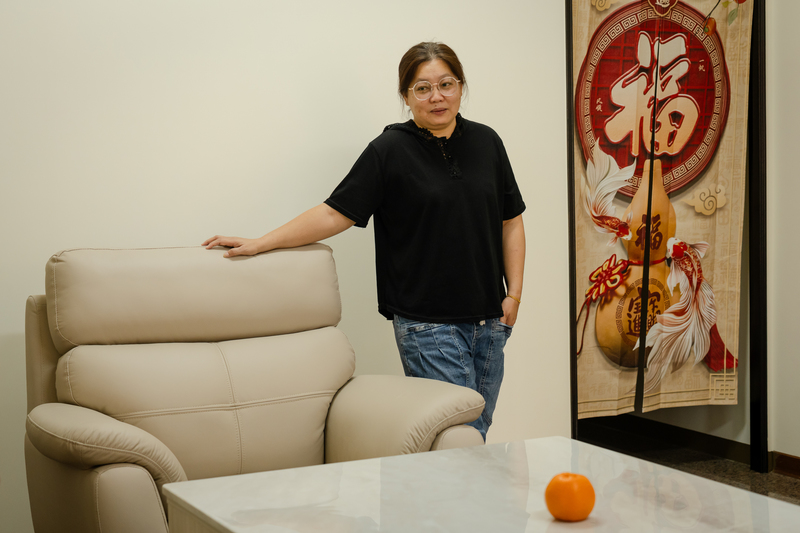 歷經近一年折騰，林蕙君終於住進整修好的家。（攝影／馬雨辰）