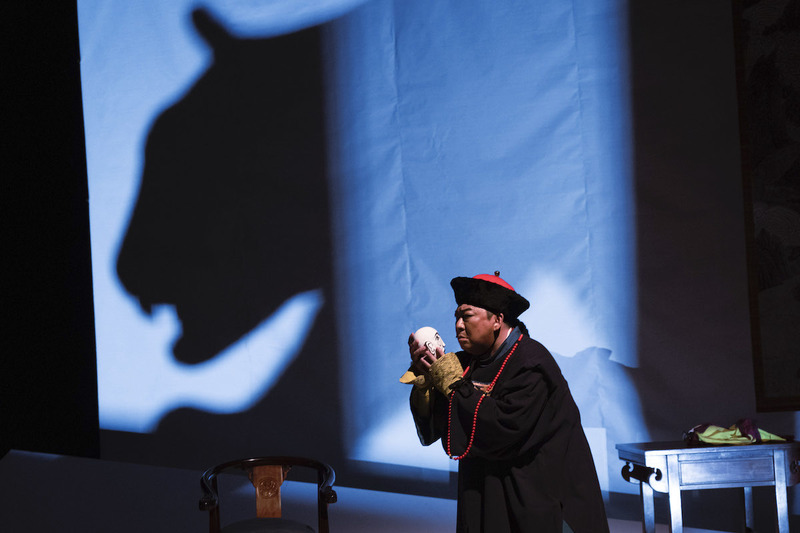 2020年施如芳編劇作品《虗轉》。（劇照提供／飛人集社劇團；攝影／李欣哲）