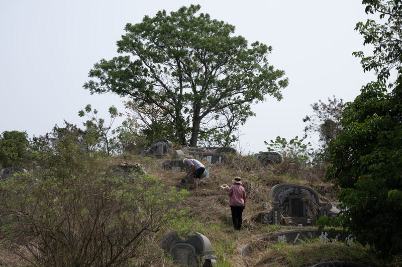 2026年4月3日，民眾前往南山祭祖。（攝影／楊子磊）