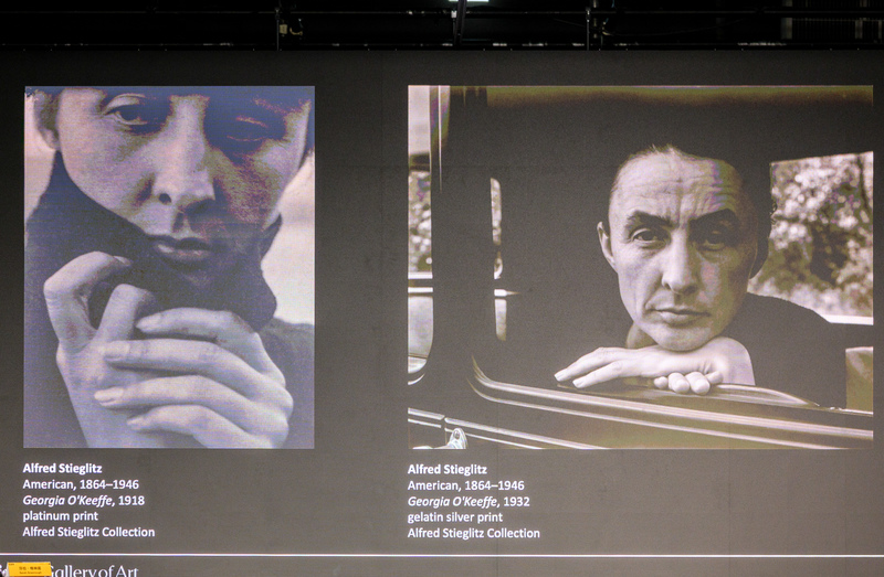 由阿爾弗雷德．史蒂格利茲（Alfred Stieglitz）遺孀捐贈的「關鍵作品集」，包含多張喬治亞．歐姬芙（Georgia O'Keeffe）的珍貴肖像與實驗性沖印作品。（照片提供／Lightbox 攝影圖書室）